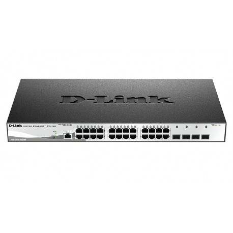 Switch Smart D-link 28puert 10/100/1000mbps Dgs-1210-28x-me