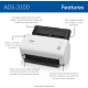 Escáner Brother ADS3100 ADF 40ppm 80ipm USB Directo USB 5557774