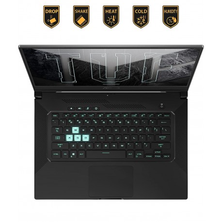 Notebook Gaming Asus TUF A15 15.6' FHD AMD Ryzen 7 5800H 3.20GHz 16GB 512GB SSD NVIDIA GeForce RTX 3060 6GB FA506QM-HN096W
