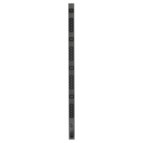 PDU Vertiv Basic Standard 16A 230V 3.6kW Vertical (20) IEC C13 (4) IEC C19 C20 Black Powder Coat VP7552