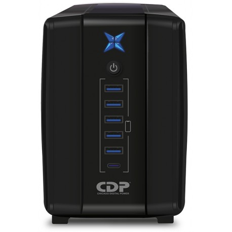 UPS CDP Interactivo 500VA 250W 220Vca 50Hz 60Hz Ajuste Automático R-UPR508I